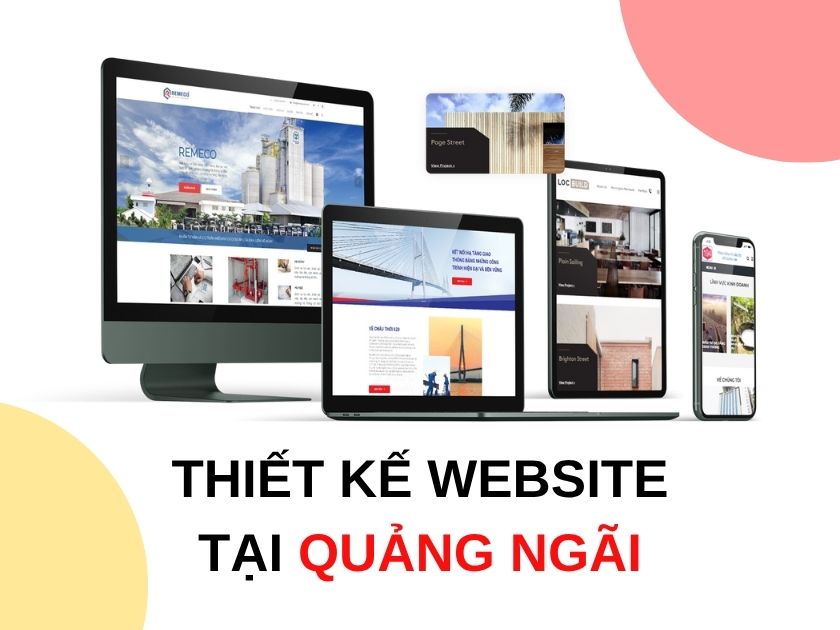 Thiết kế website quảng ngãi thiết kế website công ty tại Quảng Ngãi