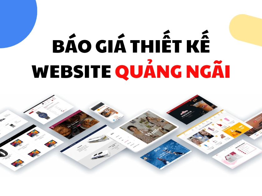 Thiết kế website quảng ngãi Thiết kế website công ty